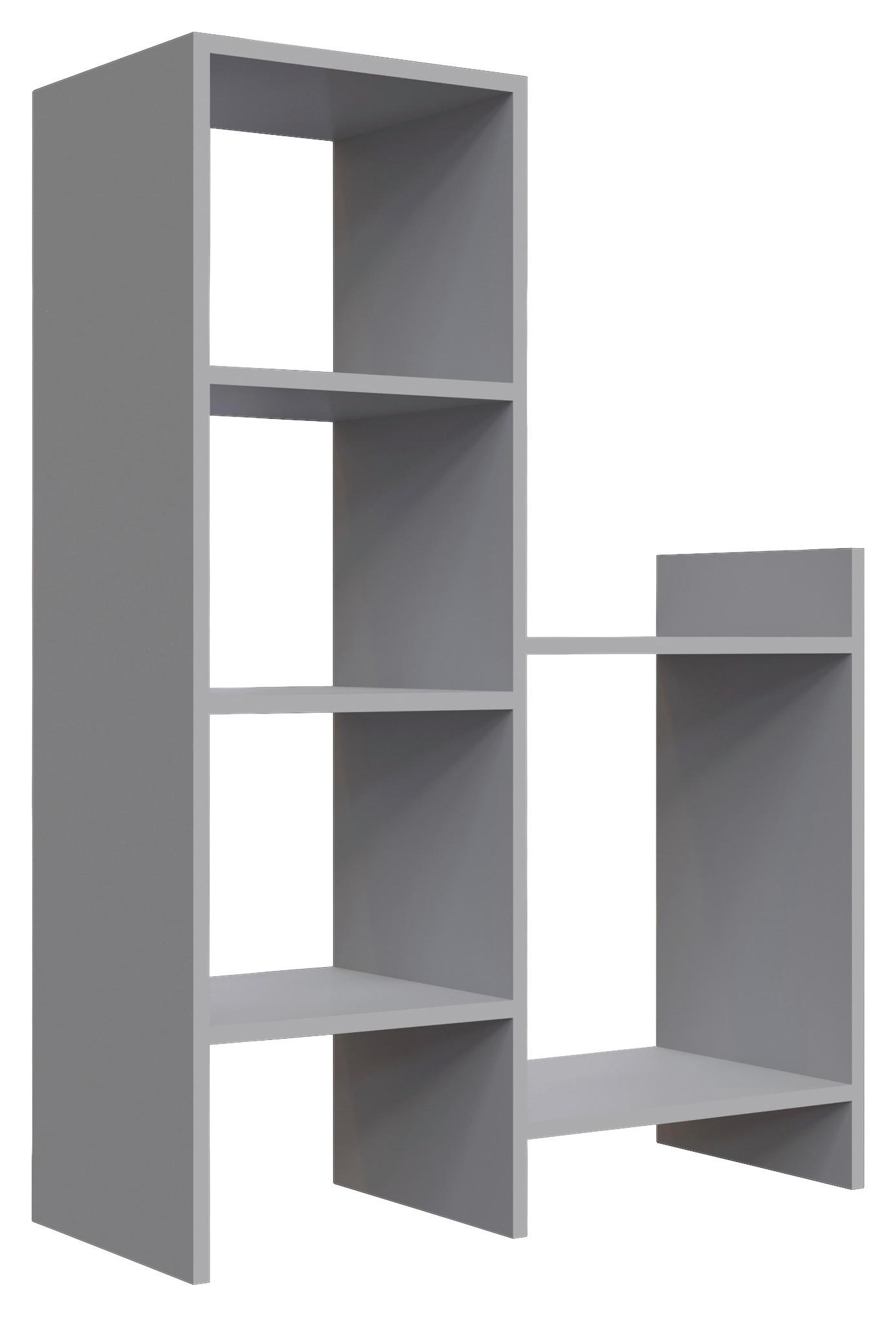 REGÁL NA TOPÁNKY EARL - biela, Design, kompozitné drevo (85,6/120/35,6cm) - Livetastic