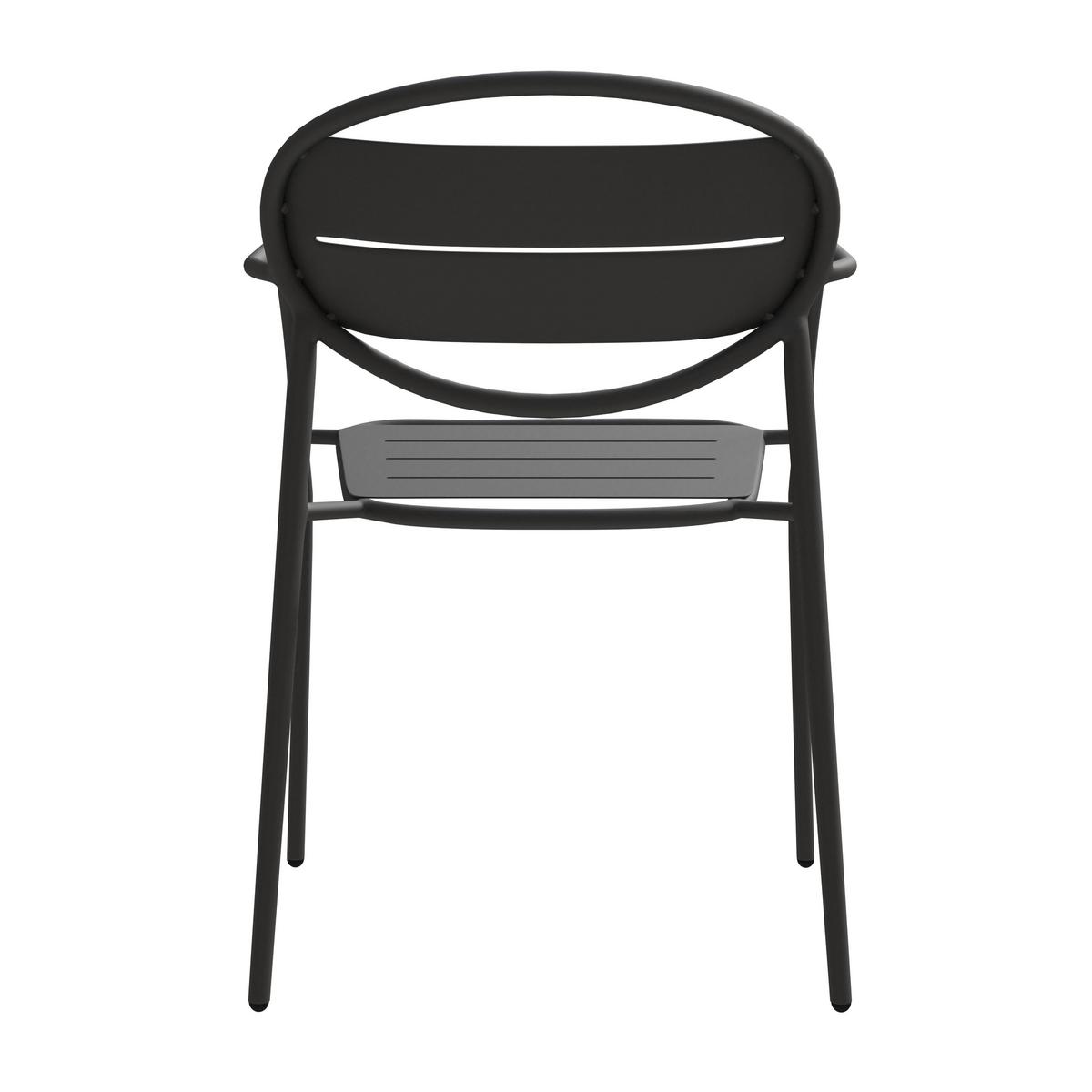 Gartensessel Rom - Anthrazit, MODERN, Metall (57/78/54cm) - Beldano