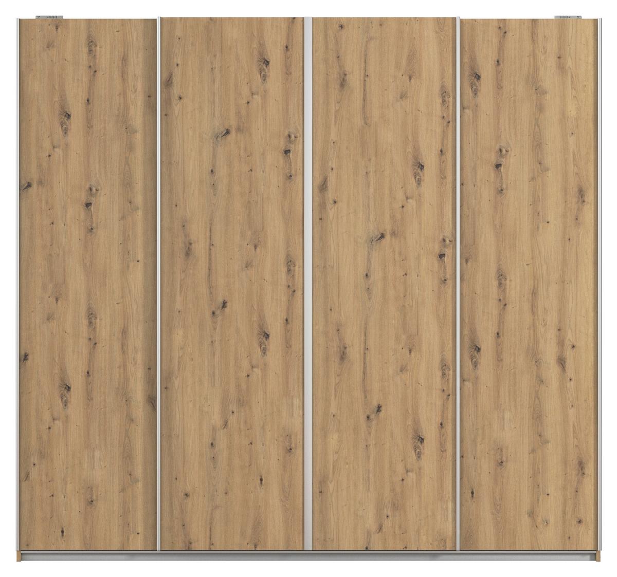Schwebetürenschrank Altera Eiche Artisan Dekor - Eiche Artisan, MODERN, Holzwerkstoff (226/211/62cm) - Rauch Möbel