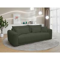 Schlafsofa Supra, Grün B: 245 Cm - Schwarz/Grün, Design, Holz/Textil (245/90/117cm) - MID.YOU