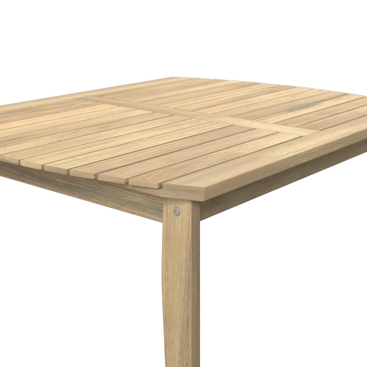 Loungegarnitur Birmingham - Grau/Akaziefarben, MODERN, Holz/Kunststoff (90/43/70cm) - Beldano