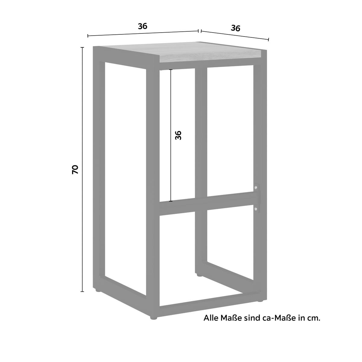 Venkovní zahradní kuchyně DELIA - černá/přírodní barvy, Moderní, kov/plast - Bessagi Garden