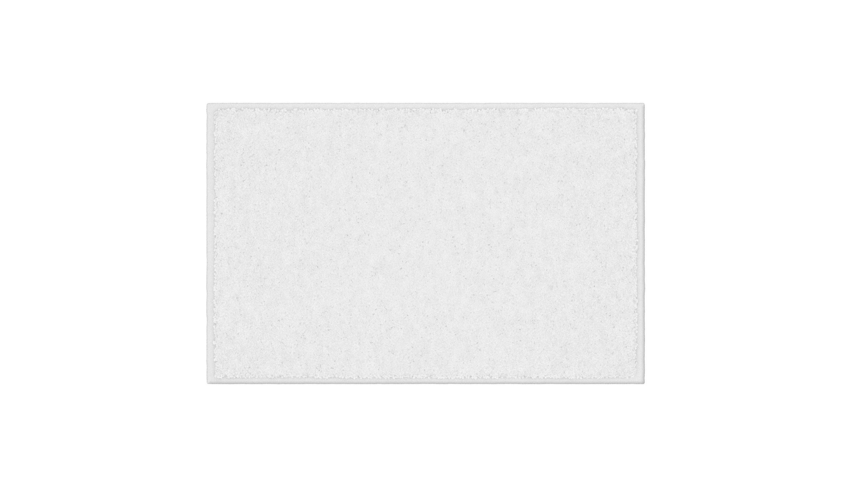 Badematte Roman - Weiß, Basics, Textil (50/80cm) - Grund