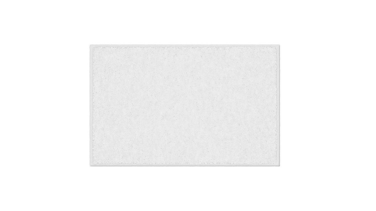Badematte Roman - Weiß, Basics, Textil (50/80cm) - Grund