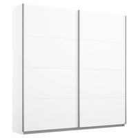 Schwebetürenschrank 181cm Belluno, Weiß Dekor - Weiß, MODERN, Holzwerkstoff (181/210/62cm) - Rauch Möbel
