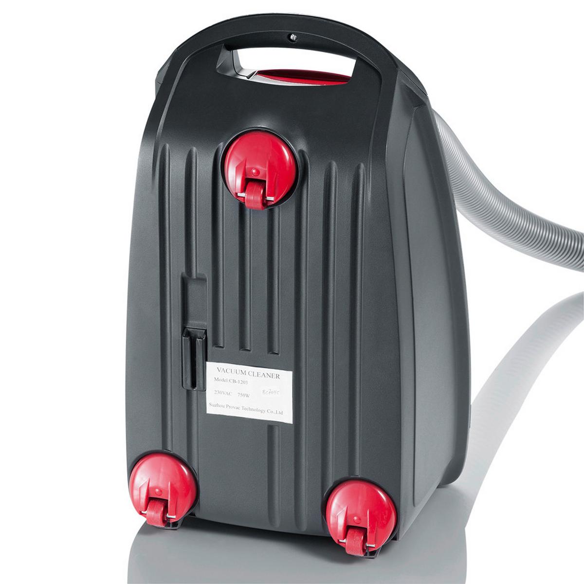 Staubsauger mit Beutel 750 W - Edelstahlfarben/Anthrazit, Kunststoff (26,7/41,4/24cm) - Severin