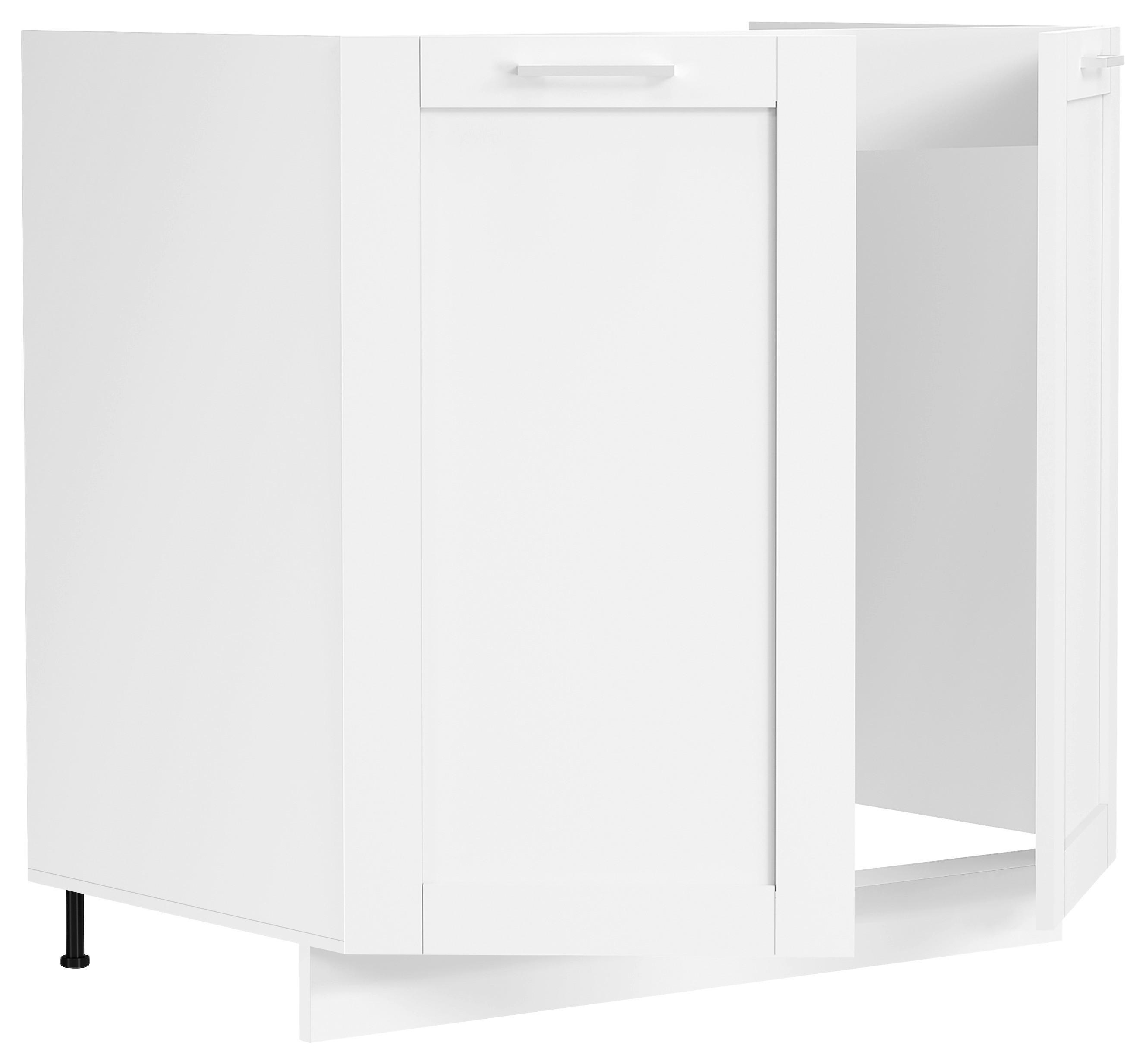 Spülenunterschrank Colura - Weiß, Trend, Holzwerkstoff/Kunststoff (80/82/46cm) - MID.YOU