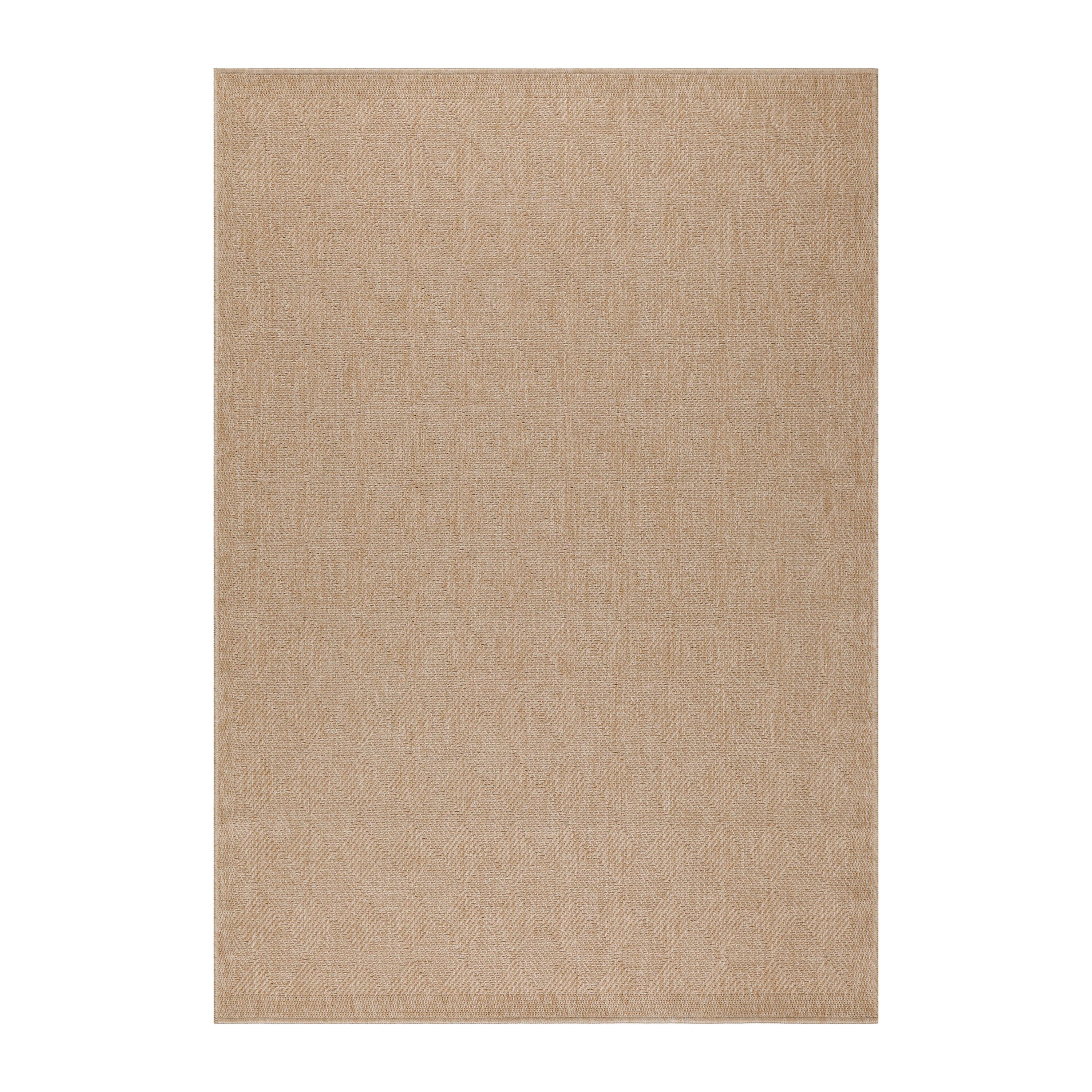 Outdoorteppich Dhaka - Beige, Basics, Textil (240/340cm) - Novel