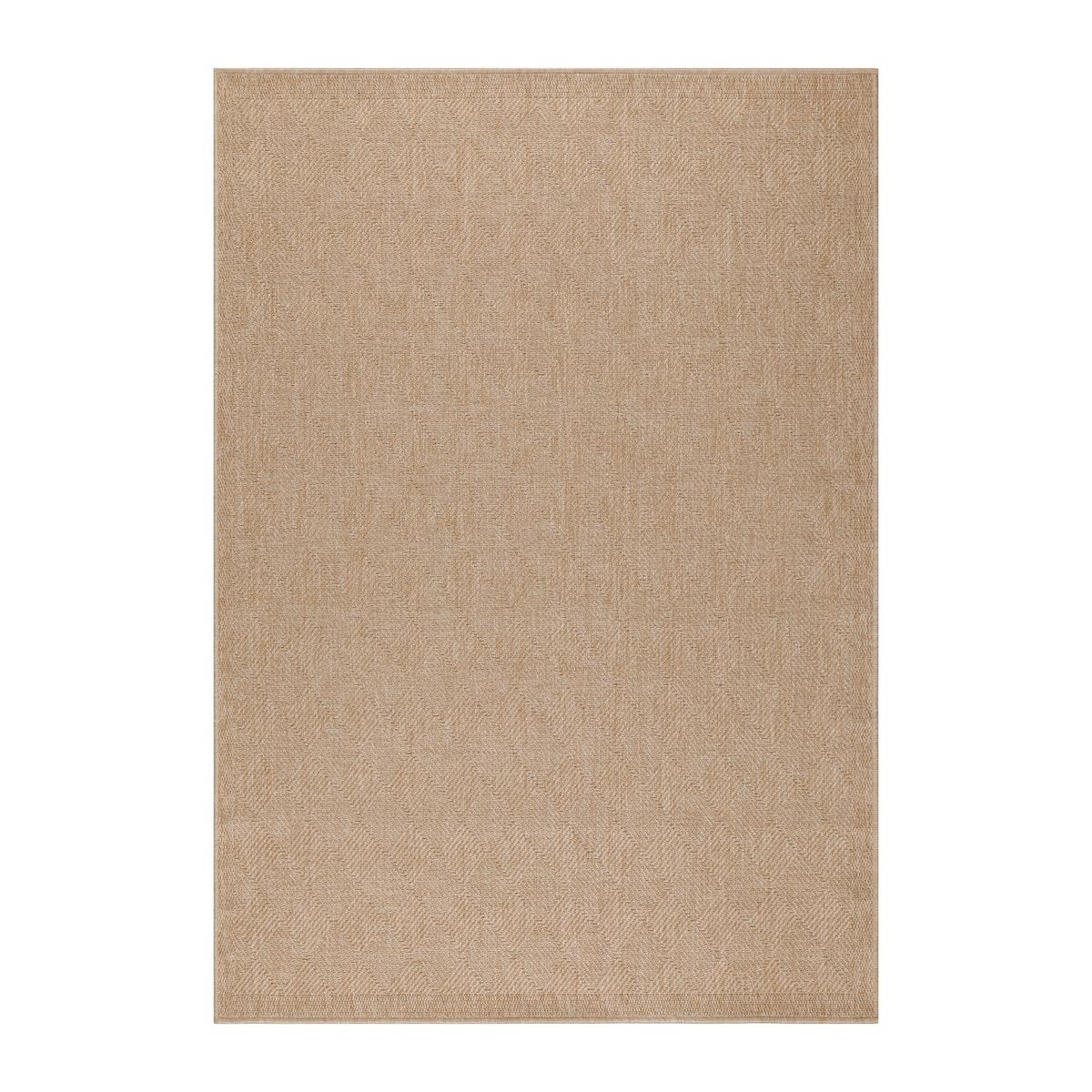 Outdoorteppich Dhaka - Beige, Basics, Textil (140/200cm) - Novel