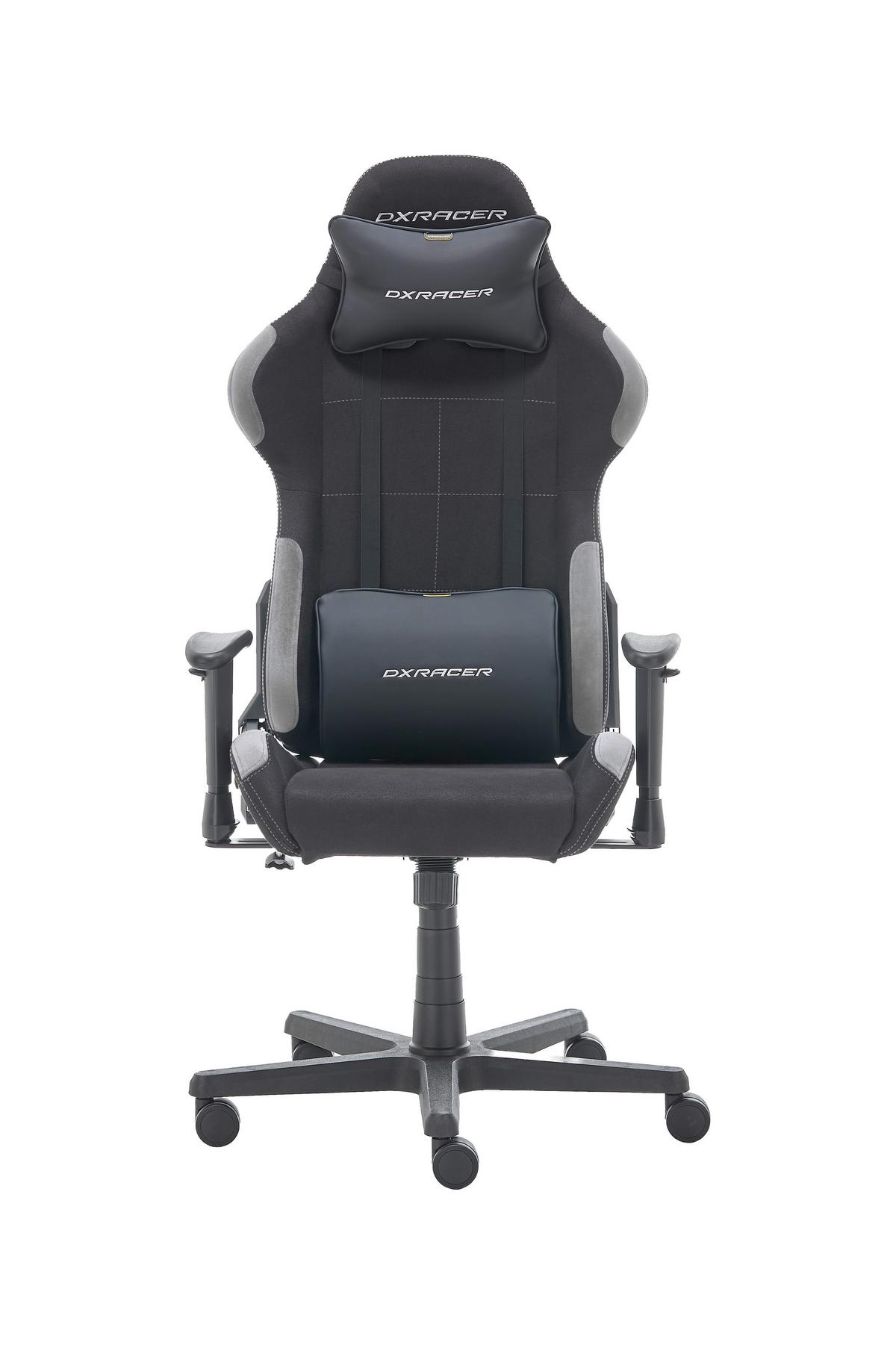 Gamingstuhl Formula Grau/Schwarz B: 70cm - Schwarz/Grau, KONVENTIONELL, Kunststoff/Textil (70/129/70cm) - Dxracer