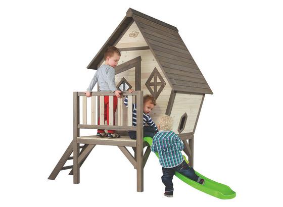 Domček Na Hranie Playhouse Cabin Xl - hnedá/tmavohnedá, Konvenčný, drevo (260/215/167cm) Domček Na Hranie Playhouse Cabin Xl - hnedá/tmavohnedá, Konvenčný, drevo (260/215/167cm)