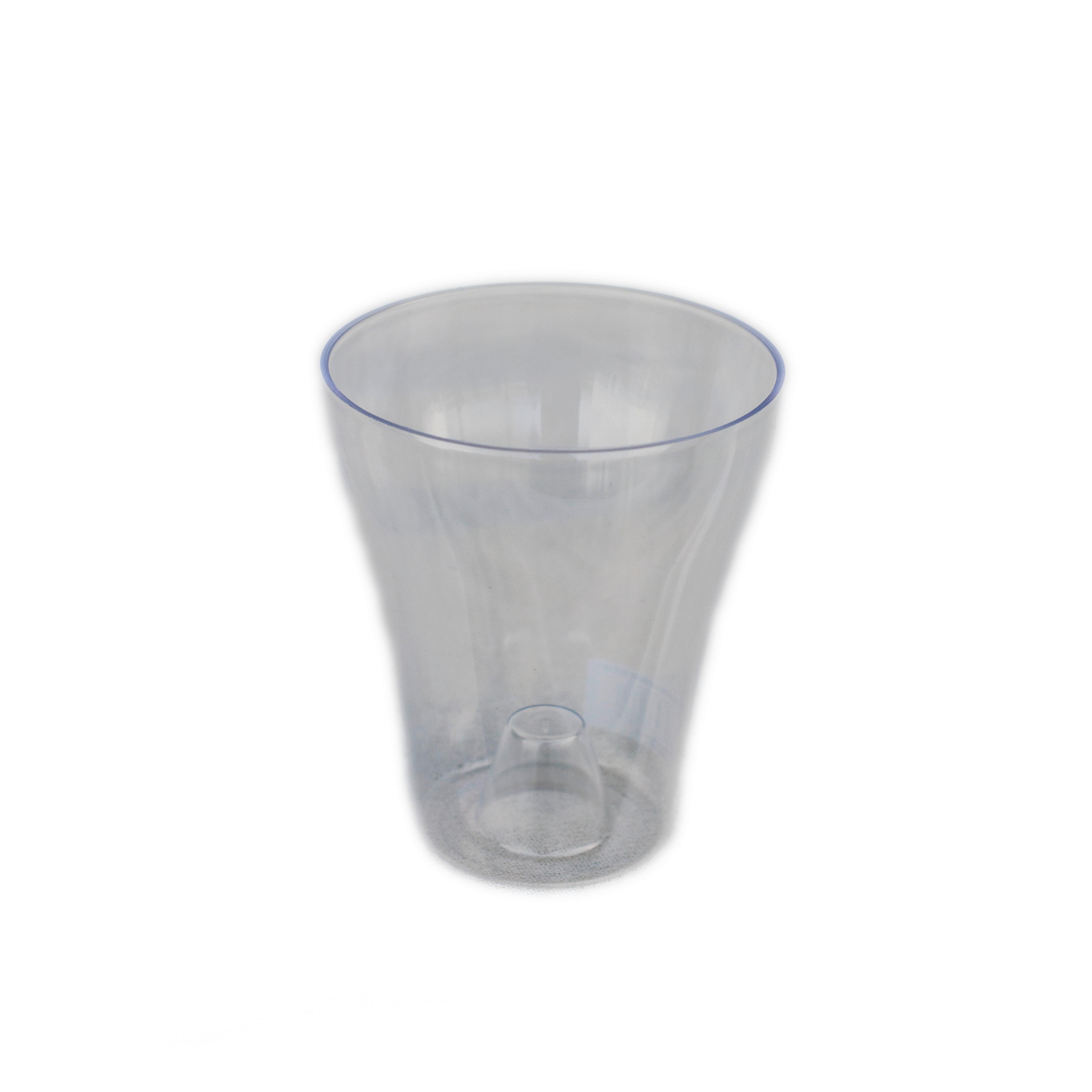 Orchidea Kaspó 16cm - átlátszó, műanyag (16cm)