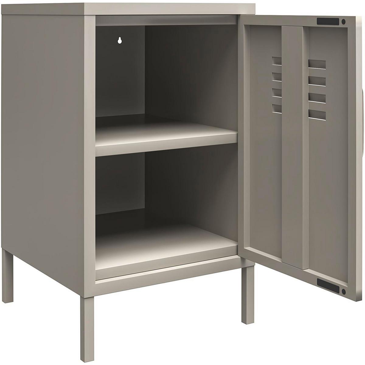 Beistelltisch Bradford Taupe B: 37 cm - Taupe, Design, Metall (37/39/68cm) - MID.YOU