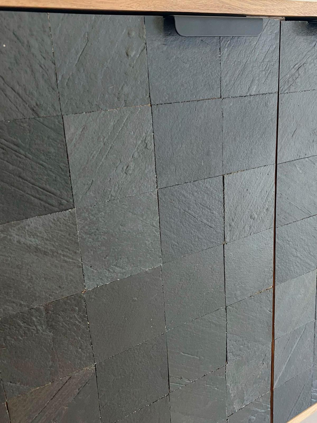 Sideboard Akaziefarben, Schwarz B: 175cm - Schwarz/Akaziefarben, Natur, Holz (175/76/40cm) - Livetastic