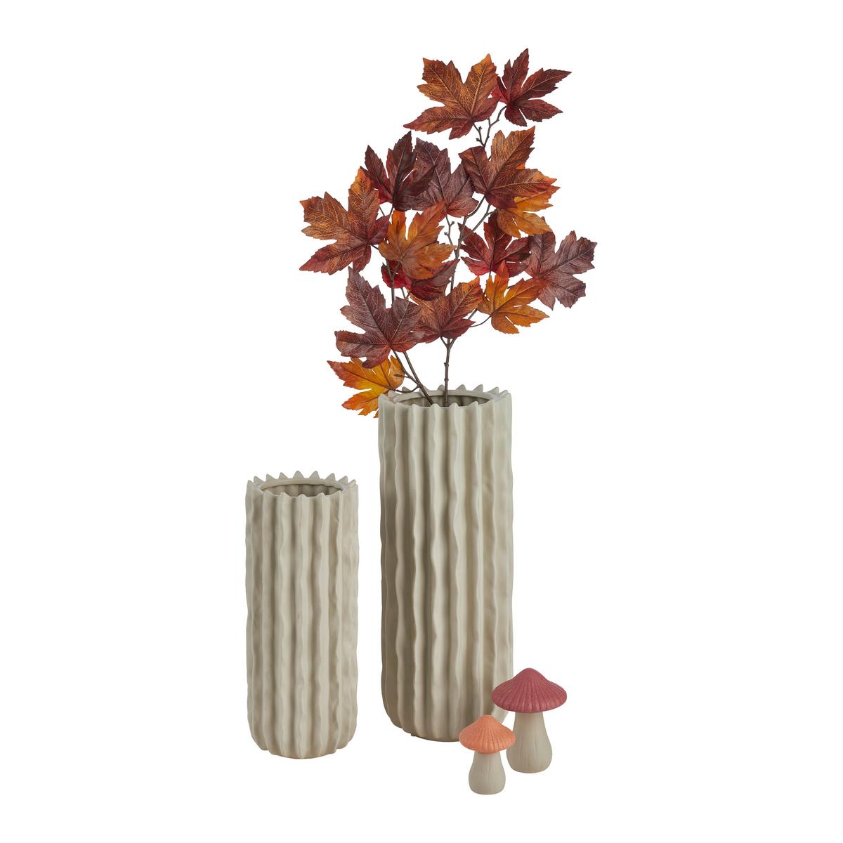 Váza FELINE - bílá, Konvenční, keramika (16/40,5cm) - Mömax