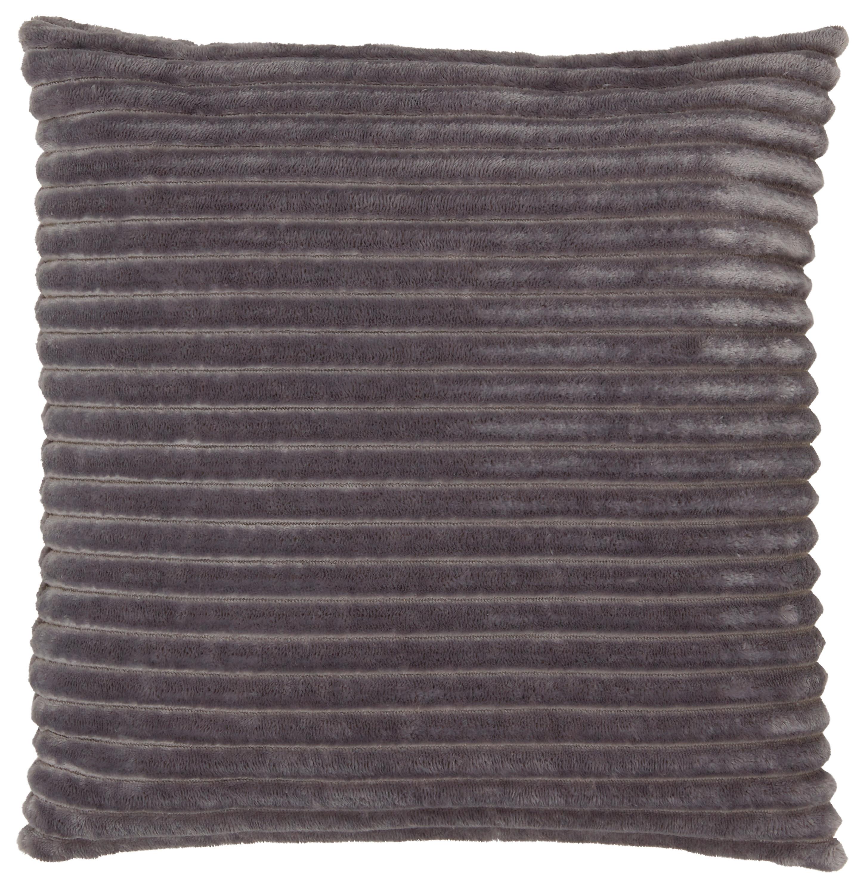 Dekoračný Vankúš Cordi - sivá, Konvenčný, textil (45/45cm) - Modern Living