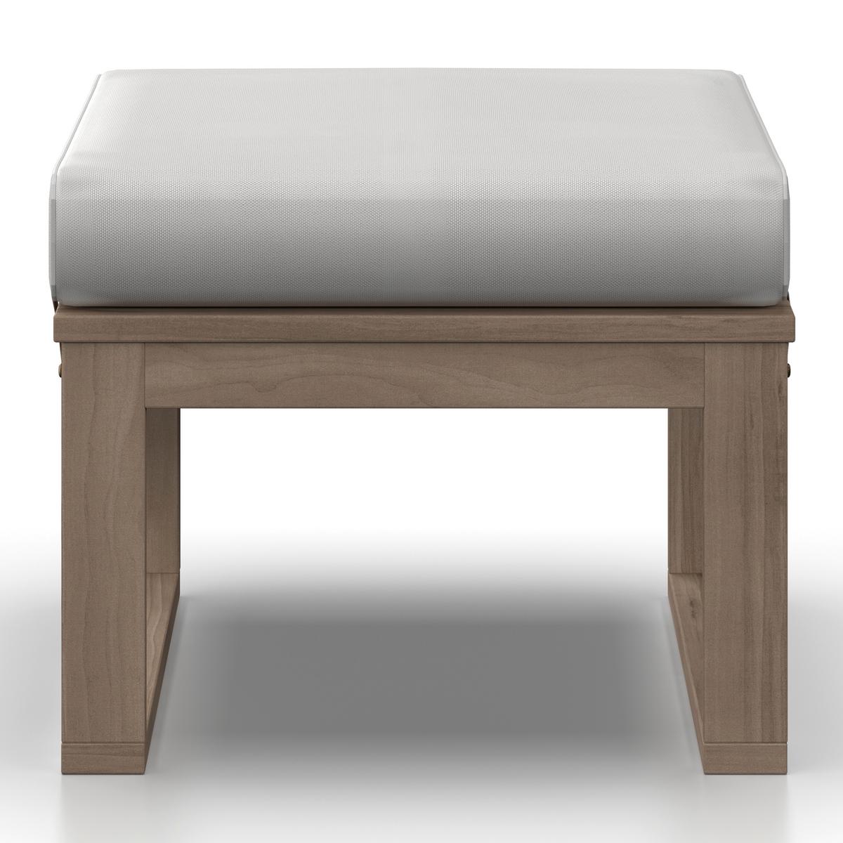 JEDÁLENSKÁ TERASOVÁ SÚPRAVA ANOUK - krémová/sivobiela, Modern, drevo/textil (194/67/71cm) - Bessagi Garden