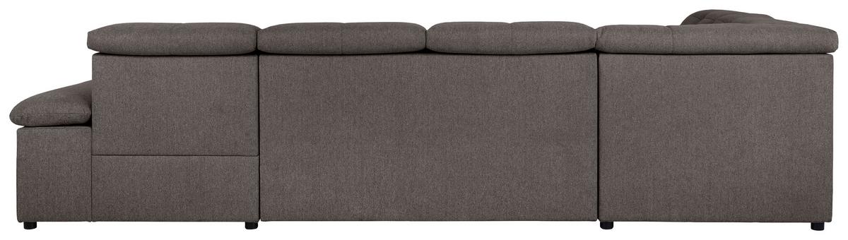 Wohnlandschaft Ramzes Grau U: 215x328x173 cm - Grau, Design, Textil (215/328/173cm) - MID.YOU