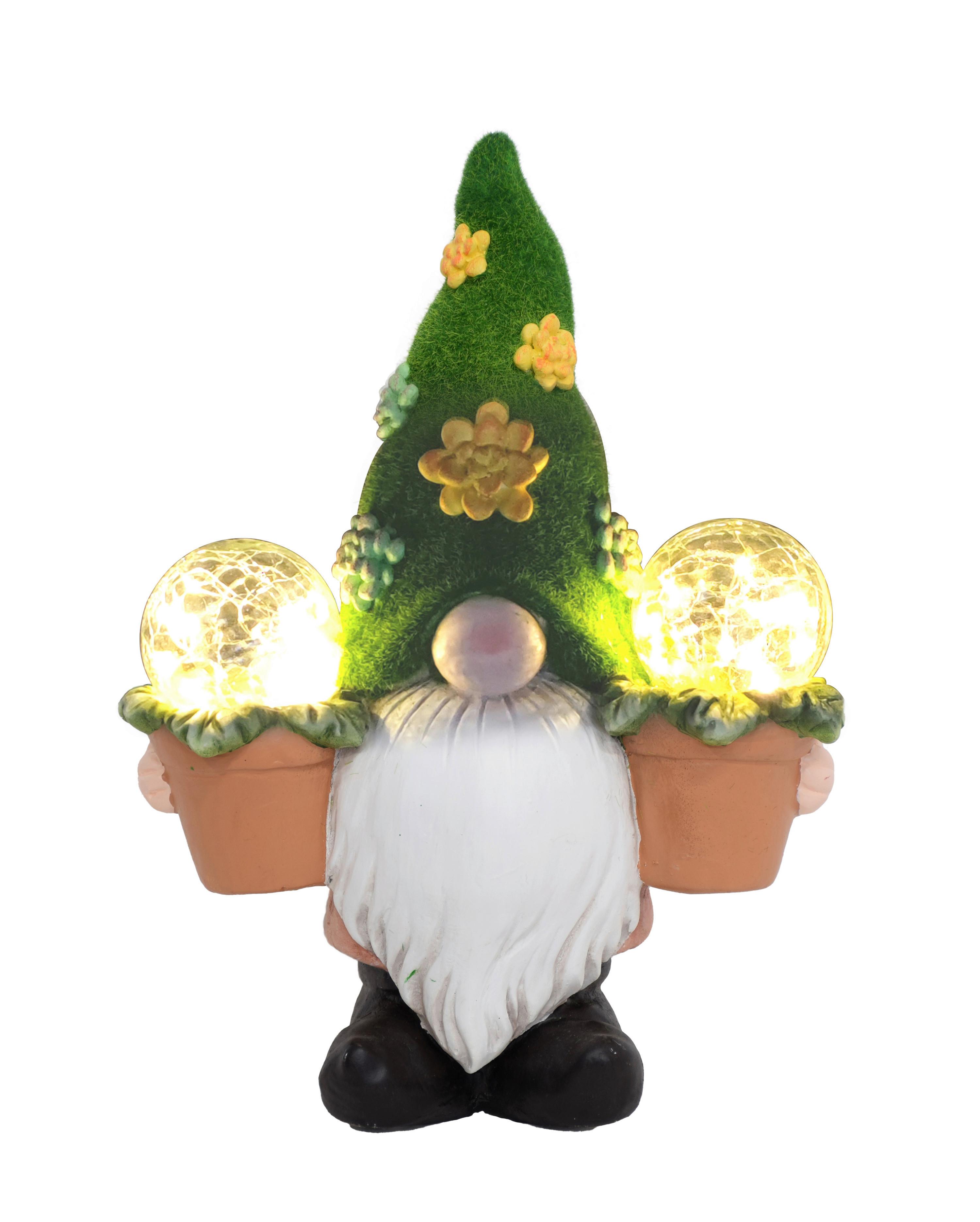 Solarleuchte Jani - Grün, Basics, Glas/Kunststoff (28/15/38,5cm) - Ondega