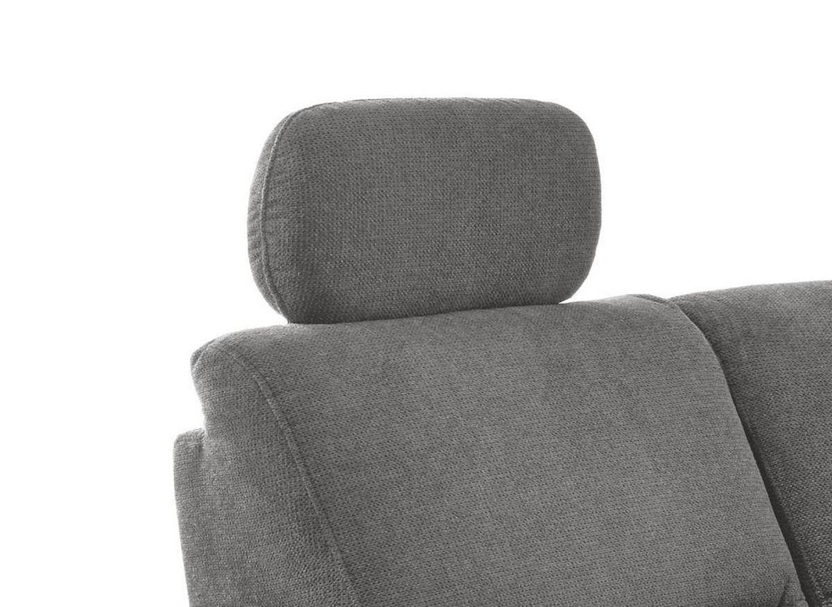 Ecksofa Parole Dunkelgrau S:241/238 cm - Wildeiche/Dunkelgrau, KONVENTIONELL, Textil (241/238cm) - Livetastic