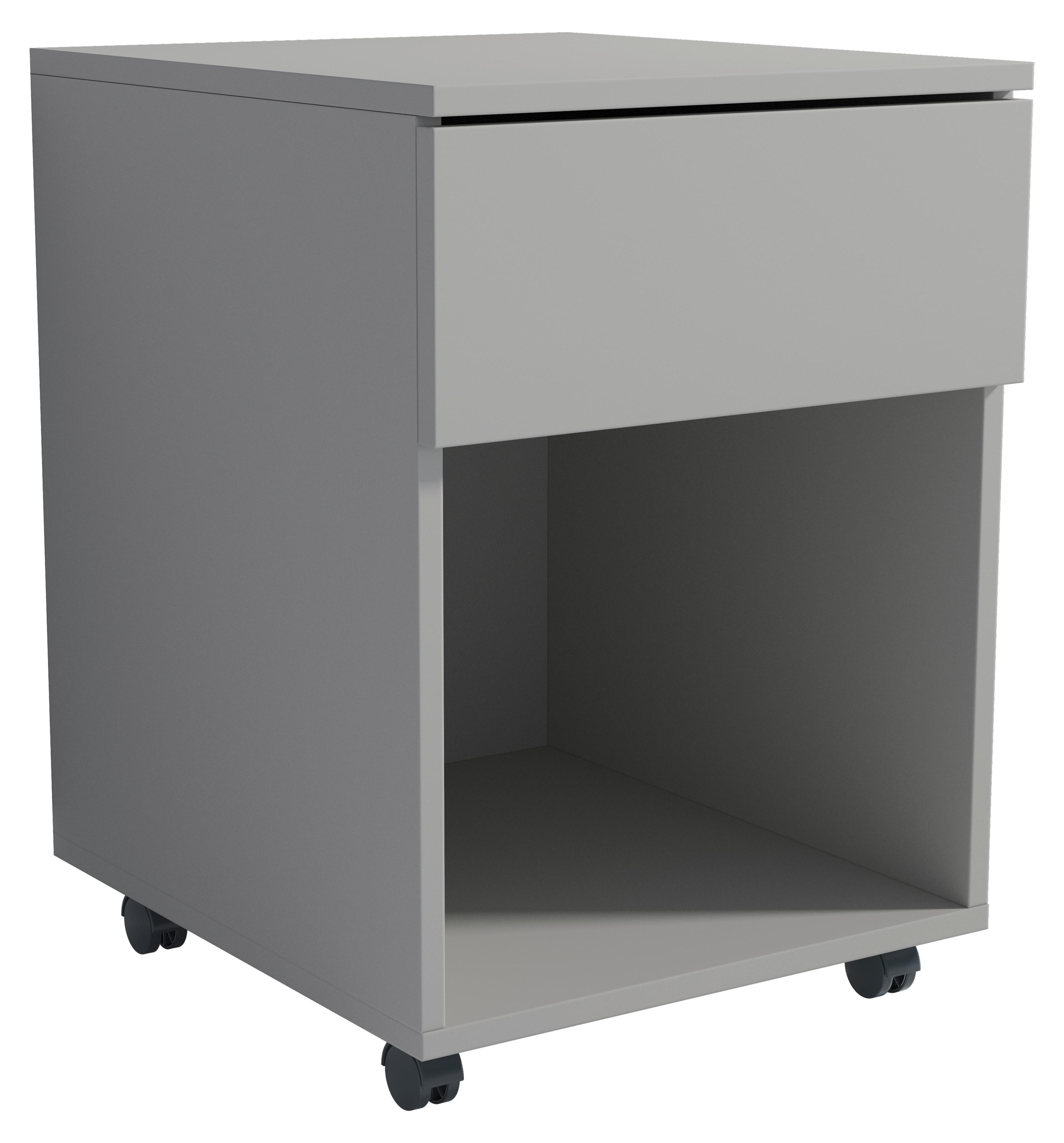 Rollcontainer Dalosa Grau B: 39 cm