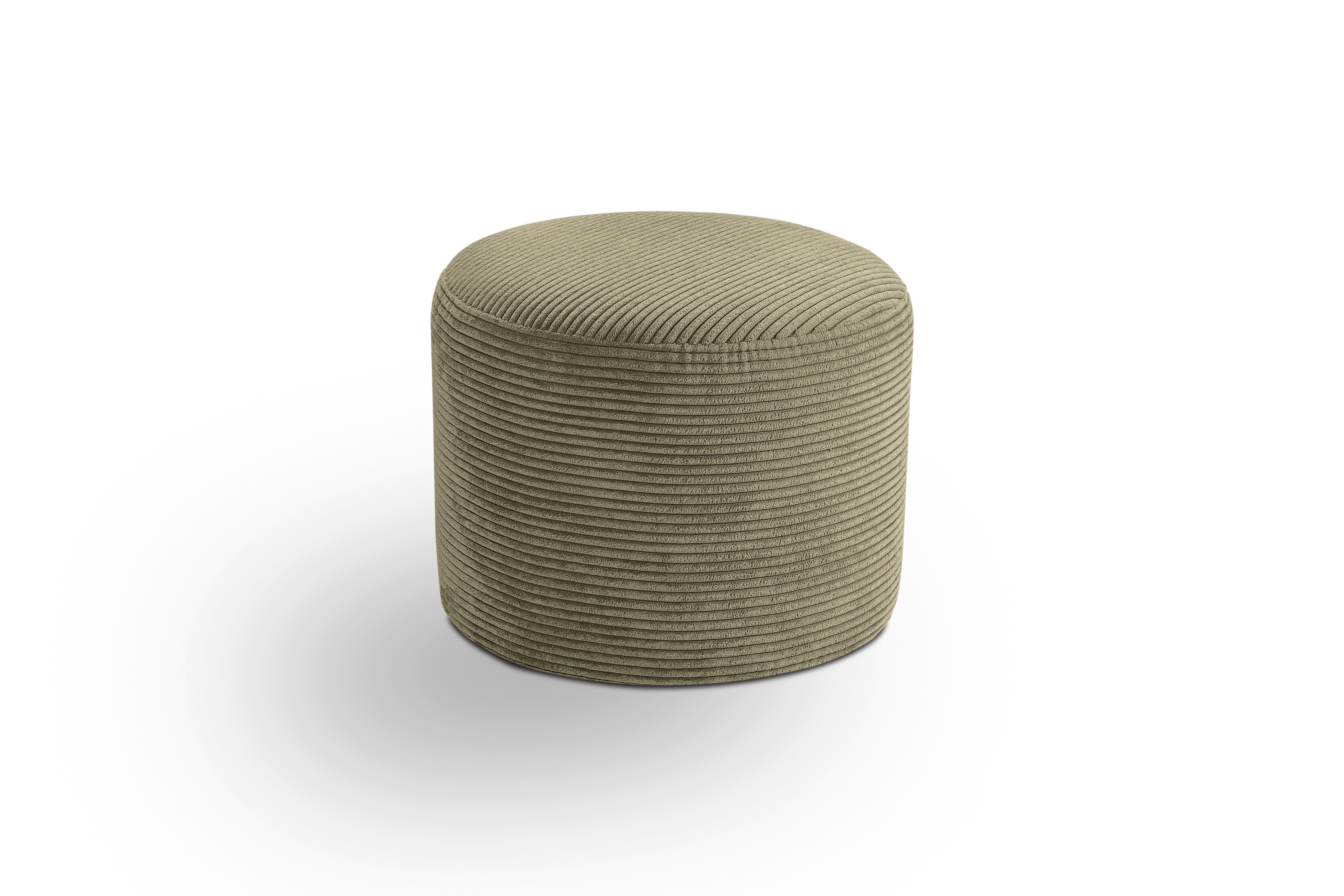 Hocker Kolo Khaki B: 51cm - Khaki/Schwarz, Basics, Textil (51/41/51cm) - MID.YOU