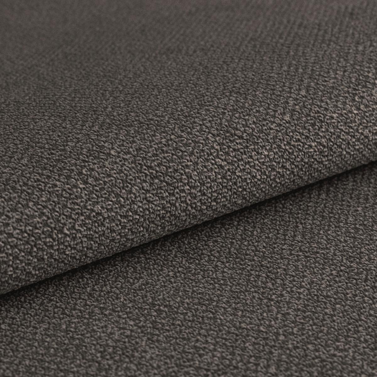 Ecksofa Mendoza - Graubraun/Schwarz, Design, Textil (197/309cm) - Ondega