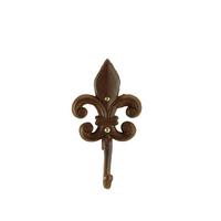 HÁČEK FLEUR - tmavě hnědá, Romantický / Rustikální, kov (10,5/19/5cm) - Mömax