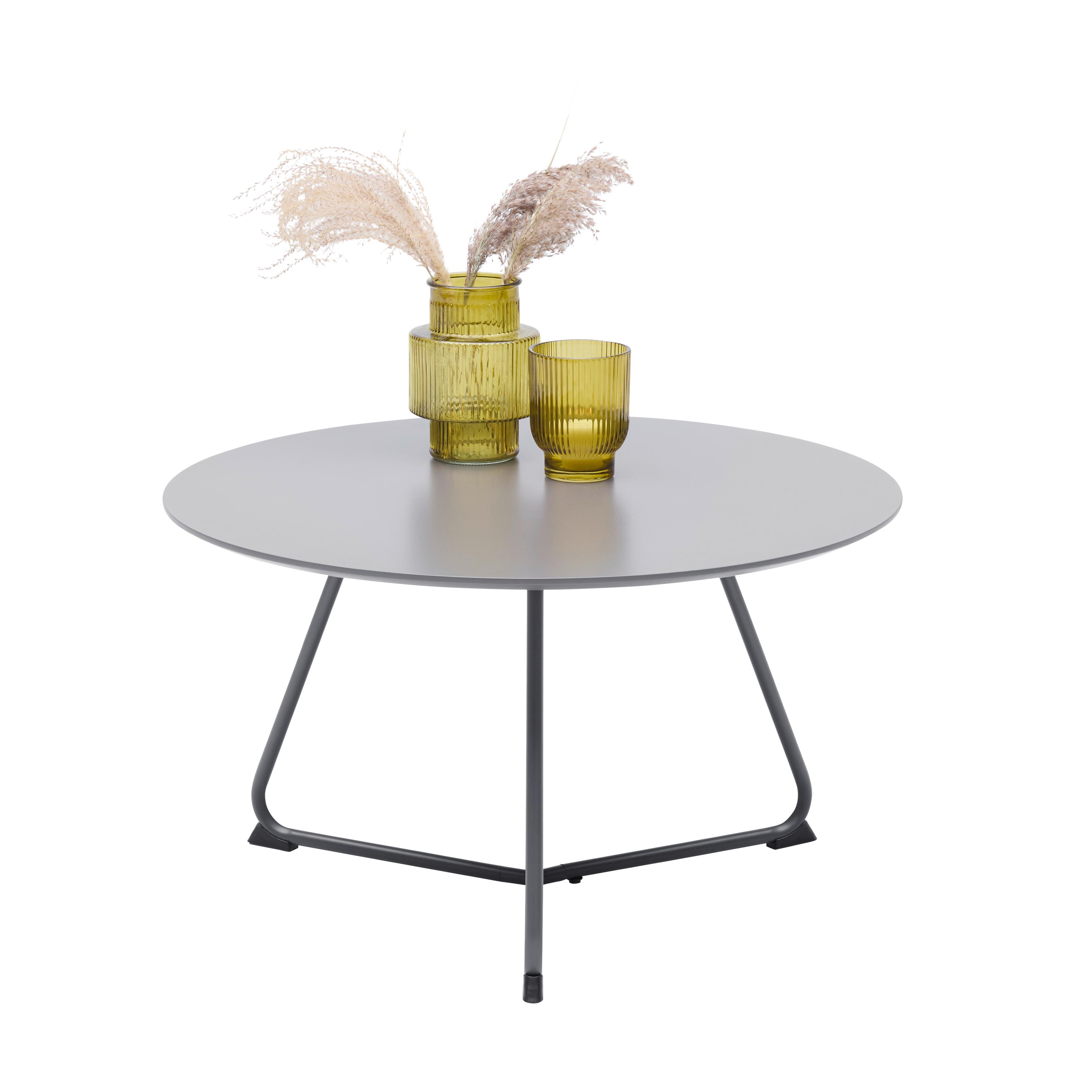 KONFERENČNÝ STOLÍK MICA - sivá, Modern, kov/kompozitné drevo (70/40/70cm) - Mömax