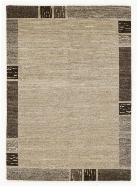 Orientteppich Silk Greny Braun/Naturfarben 120x180 cm - Braun/Naturfarben, KONVENTIONELL, Textil (120/180cm) - Cazaris