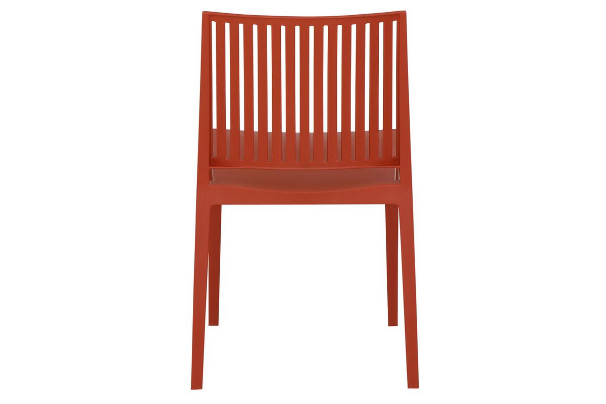 Gartengarnitur T20156 - Anthrazit/Rot, Basics, Holzwerkstoff/Kunststoff (80/80/80cm) - Siena Garden