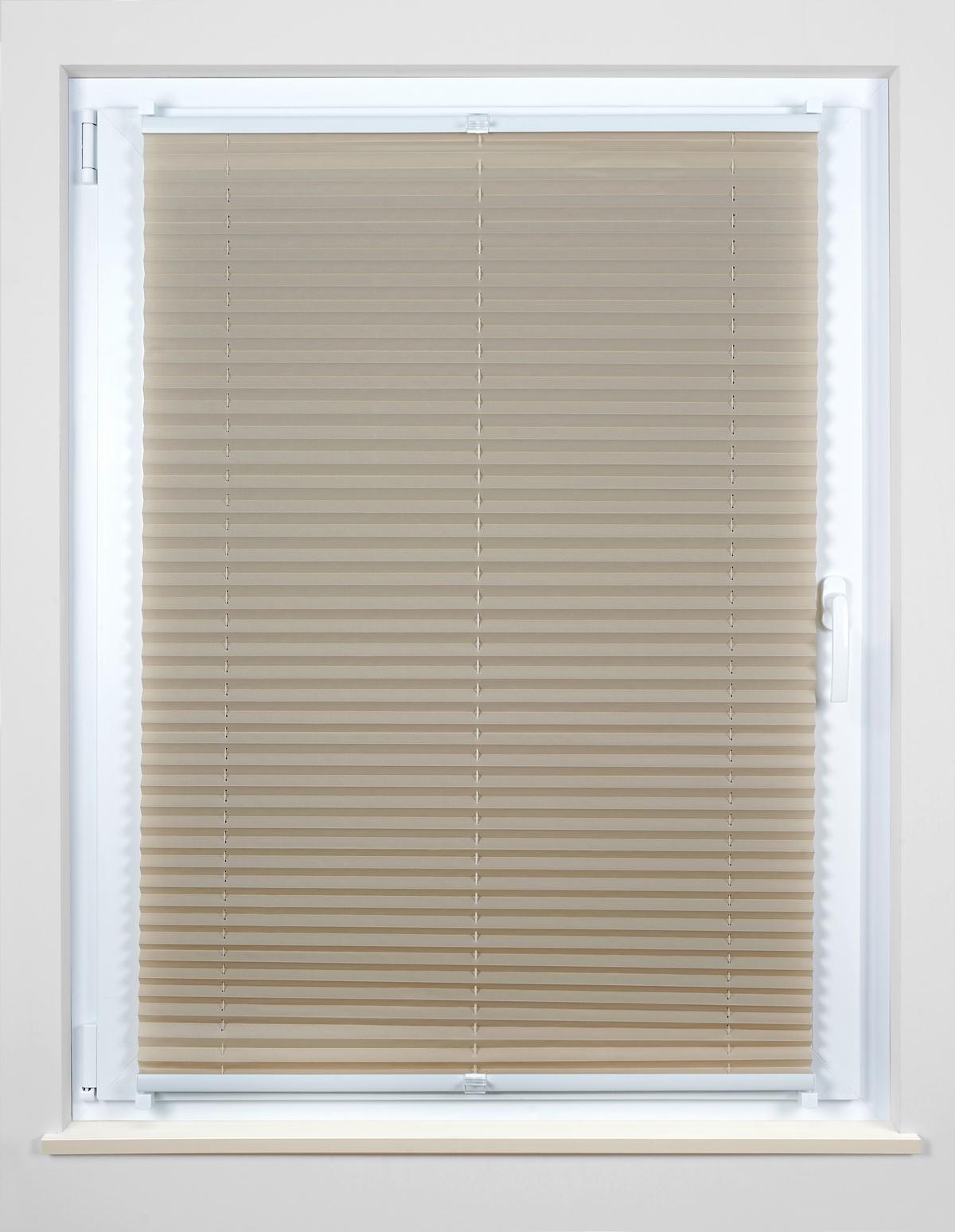 Plissee Free Taupe B: 100 Cm - Taupe, Basics, Textil (100/130cm) - Homeware