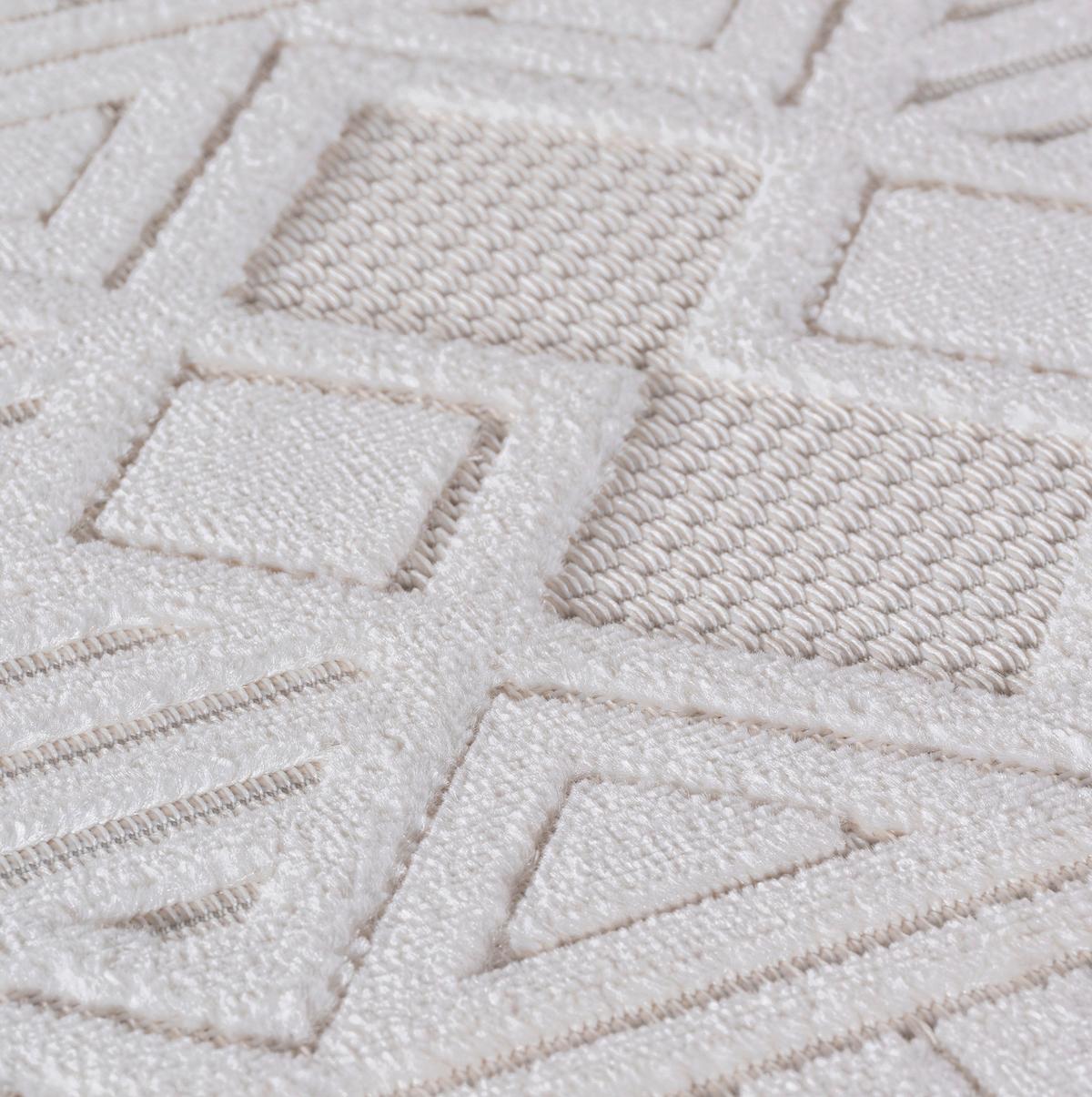 Webteppich, 80x150 cm Sora - Creme, ROMANTIK / LANDHAUS, Textil (80/150cm) - James Wood