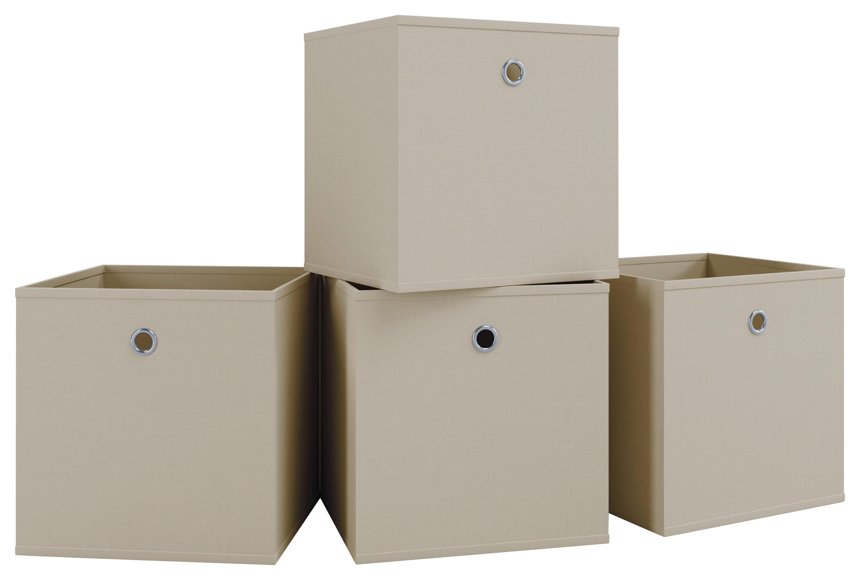 Faltbox Boxas Naturfarben B: 27 Cm - Naturfarben, Basics, Kunststoff (27/28/27cm) - MID.YOU