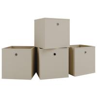 Faltbox Boxas Naturfarben B: 27 Cm - Naturfarben, Basics, Kunststoff (27/28/27cm) - MID.YOU