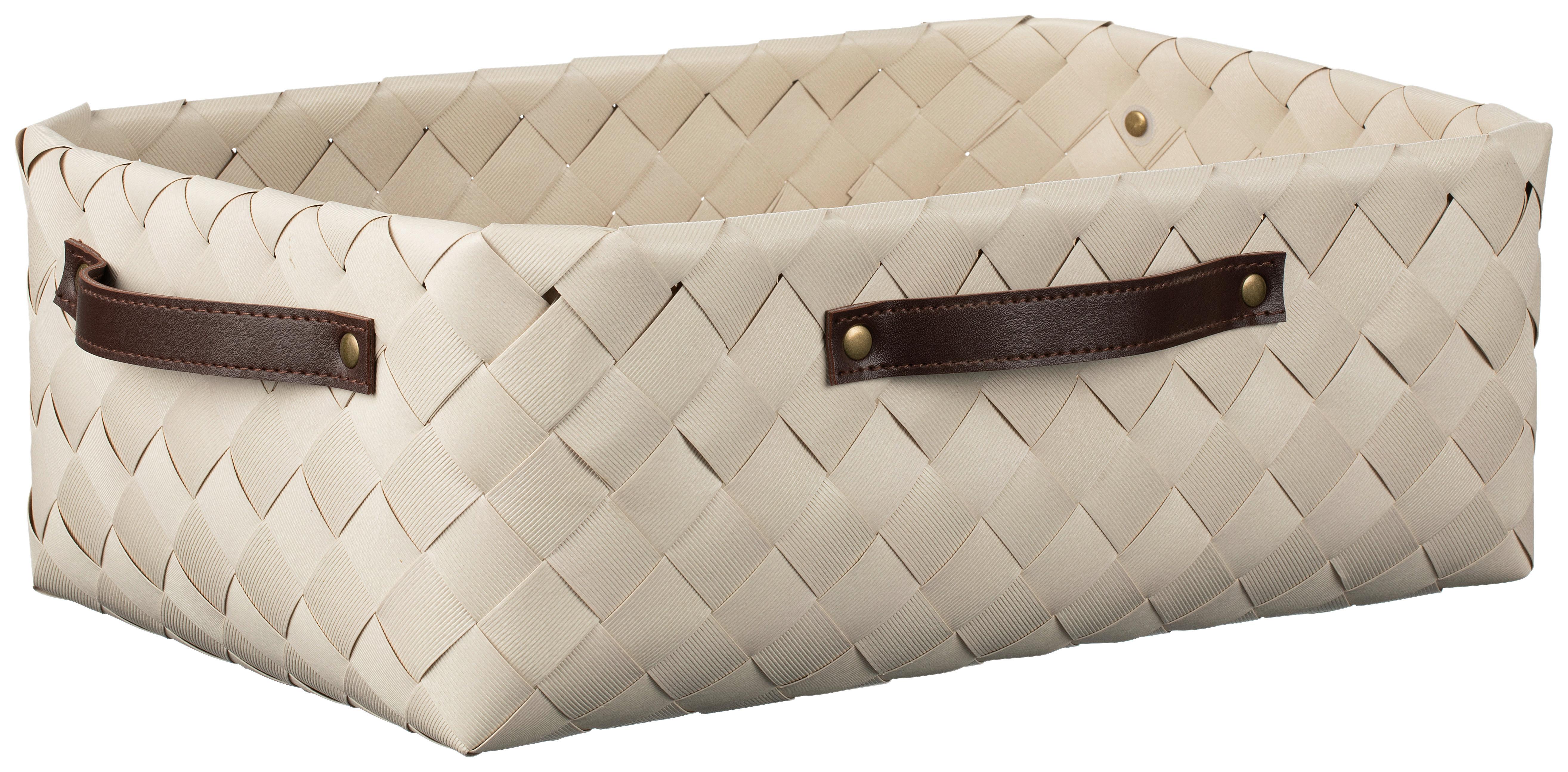 Aufbewahrungsbox Nala - Beige/Braun, KONVENTIONELL, Kunststoff (36/26/13cm) - James Wood