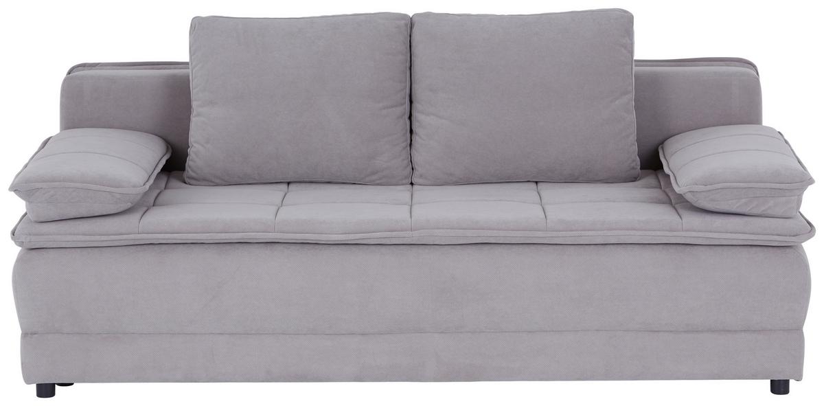 Pohovka s funkciou ALICE sivohnedá farba - čierna/taupe, Modern, textil/plast (202/73-92/105cm) - Luca Bessoni