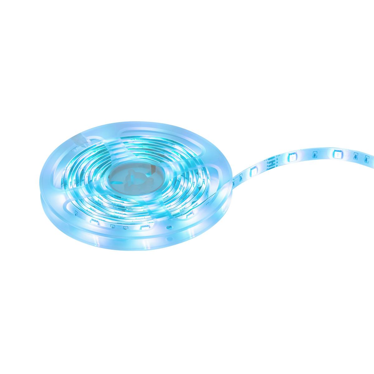 Led Díszlámpa Thore Kb. 300cm - fekete/fehér, Modern, műanyag (300cm) - Luca Bessoni