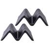 Servierschalenset Steingut 2--Teilig. Bxh: 14,5x10,5 Cm - Schwarz, Basics, Keramik (14,5/10,5cm) - Creatable