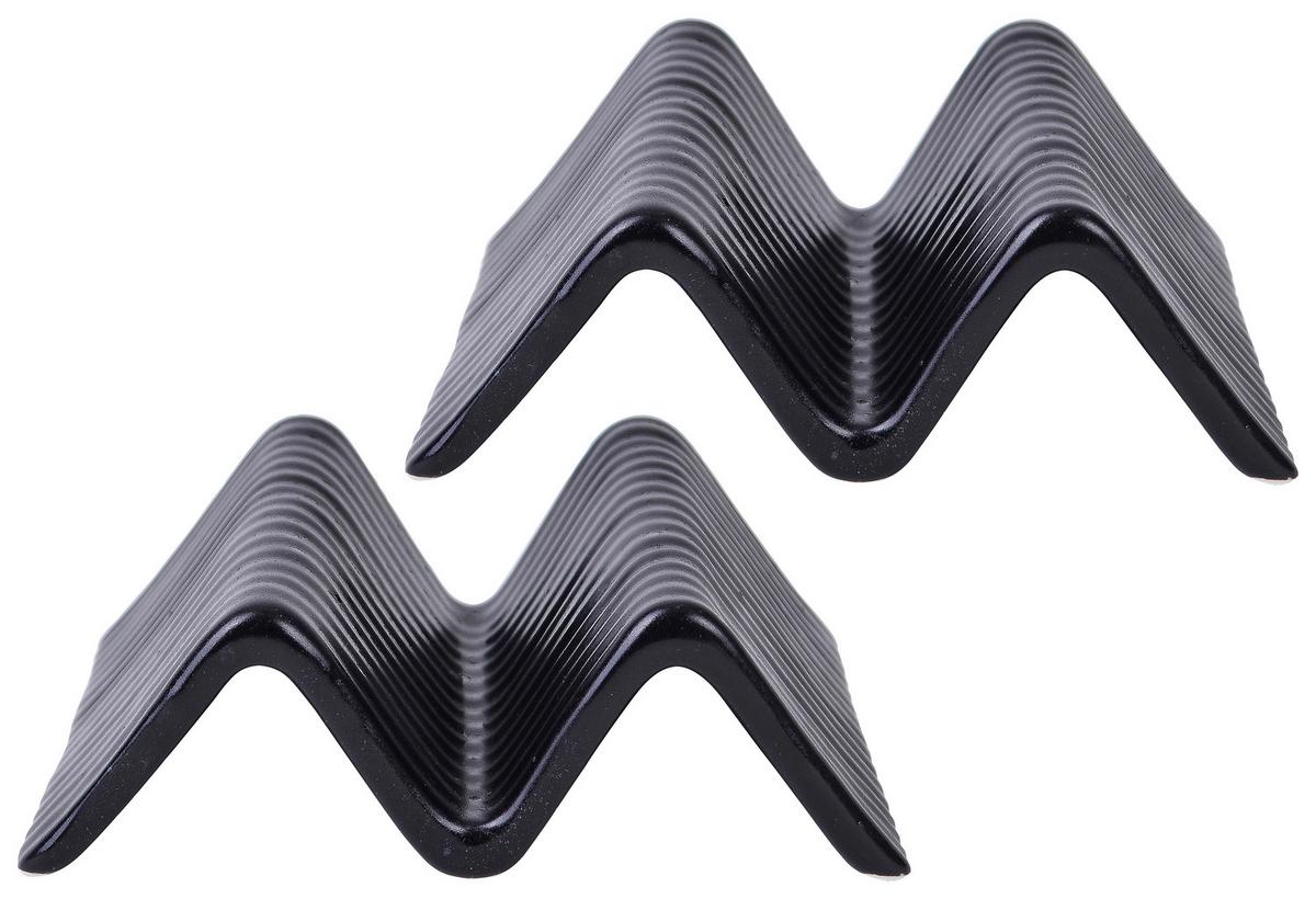 Servierschalenset Steingut 2--Teilig. Bxh: 14,5x10,5 Cm - Schwarz, Basics, Keramik (14,5/10,5cm) - Creatable
