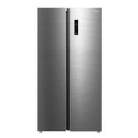 Side-by-side Side-By-Side Mdrs710fgd46 - Edelstahlfarben/Weiß, Basics, Kunststoff/Metall (89.7/176.5/70.6cm) - Midea