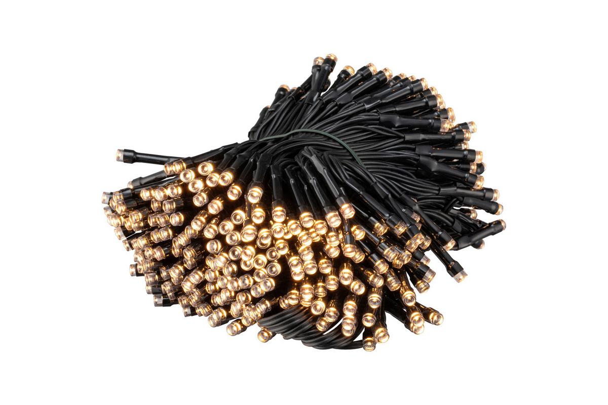 Solarleuchte, 400 Leds Ketti - Schwarz, Basics, Kunststoff (2395cm) - Homezone