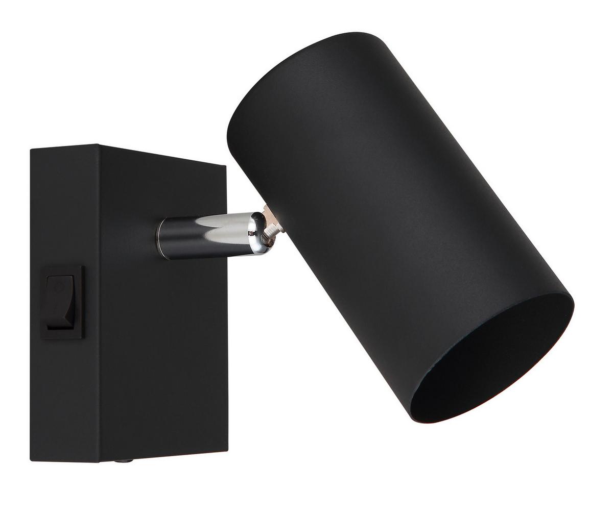 Spotlámpa Felix - fekete, Modern, fém (12/10cm) - Luca Bessoni