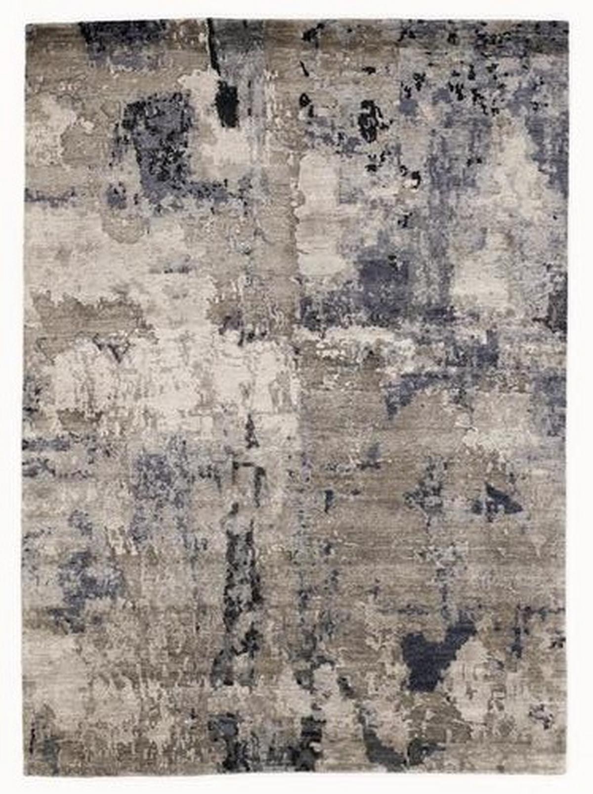 Webteppich Grau Paladium Lagoon 140x200 cm - Grau, Design, Textil (140/200cm) - Cazaris