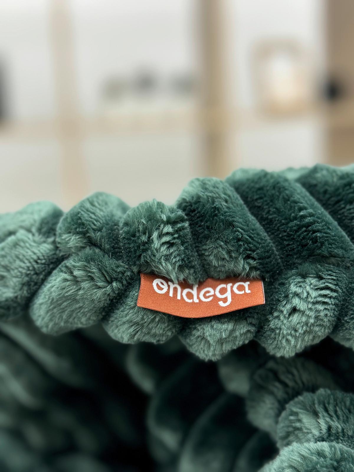 Sedací vak BUZZI, 280L, zelený manšestr TILIA - zelená, Basics, textil (120/85/85cm) - Ondega