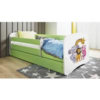 Kinder-/Juniorbett Babydreams inkl. Matratze 80x160 - Birkefarben/Weiß, MODERN, Holz/Holzwerkstoff (80/160cm) - MID.YOU