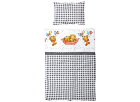 Kinderbettwäsche Lea - Braun/Grau, KONVENTIONELL, Textil Kinderbettwäsche Lea - Braun/Grau, KONVENTIONELL, Textil
