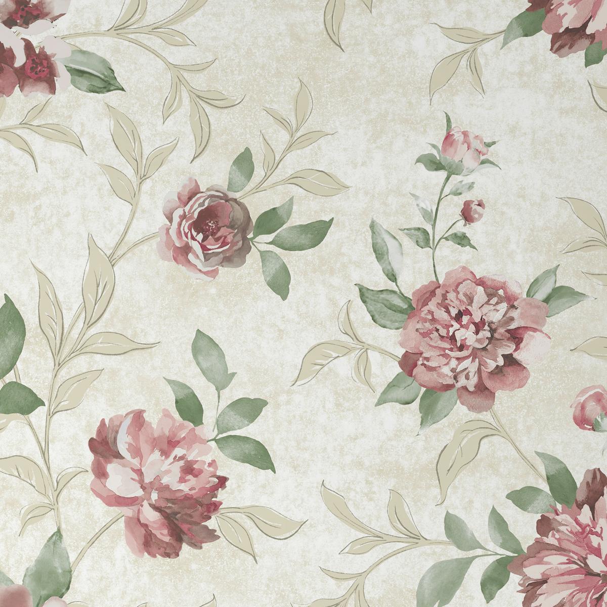 Bettwäsche Alice - Beige/Rosa, ROMANTIK / LANDHAUS, Textil - James Wood