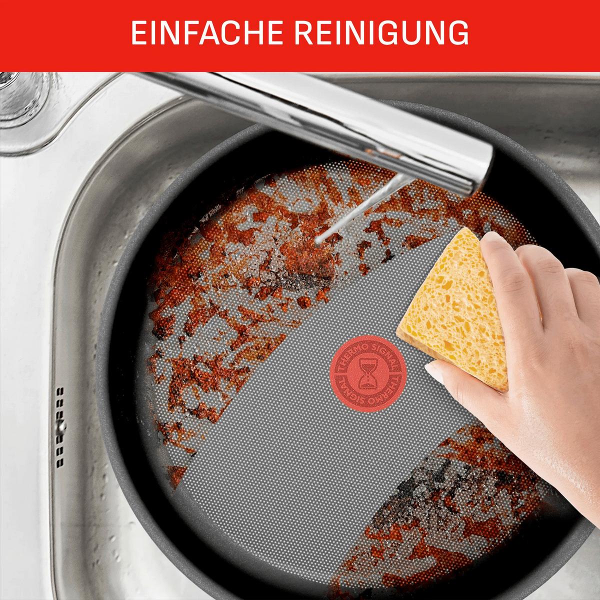 PFANNENSET SIMPLE COOK - Schwarz, Basics, Metall