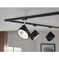 Schienensystem Urail Strahler 96924 Schwarz Matt, Warmweiß - Chromfarben/Schwarz, Design, Metall (12,3/19,1/7,8cm) - Paulmann